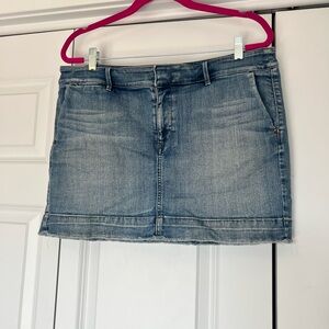 GAP Light Blue Denim Mini Skirt